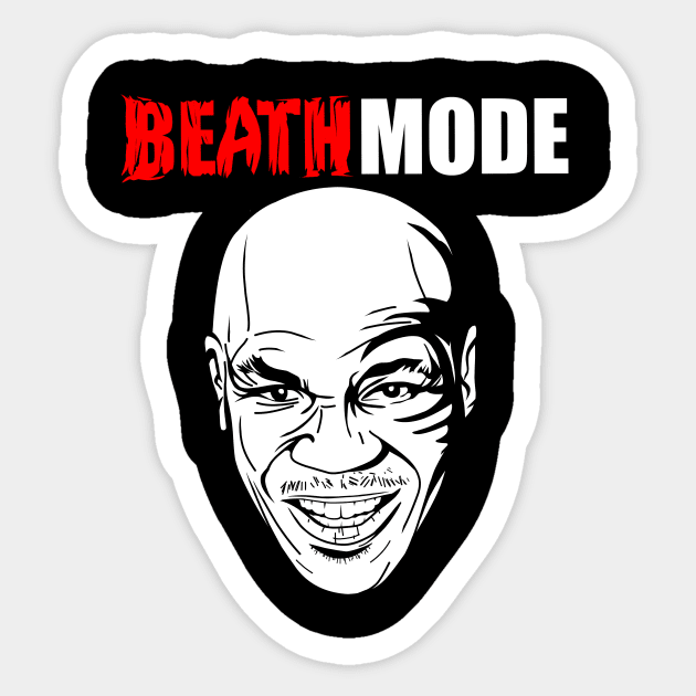 Beath Mode Sticker by TimAddisonArt